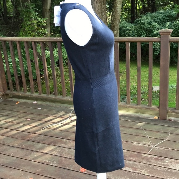 NWT! Banana Republic  small navy sweater dress - Picture 3 of 8